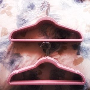 Velvet Blush Pink Hangars ( Set of 22 )